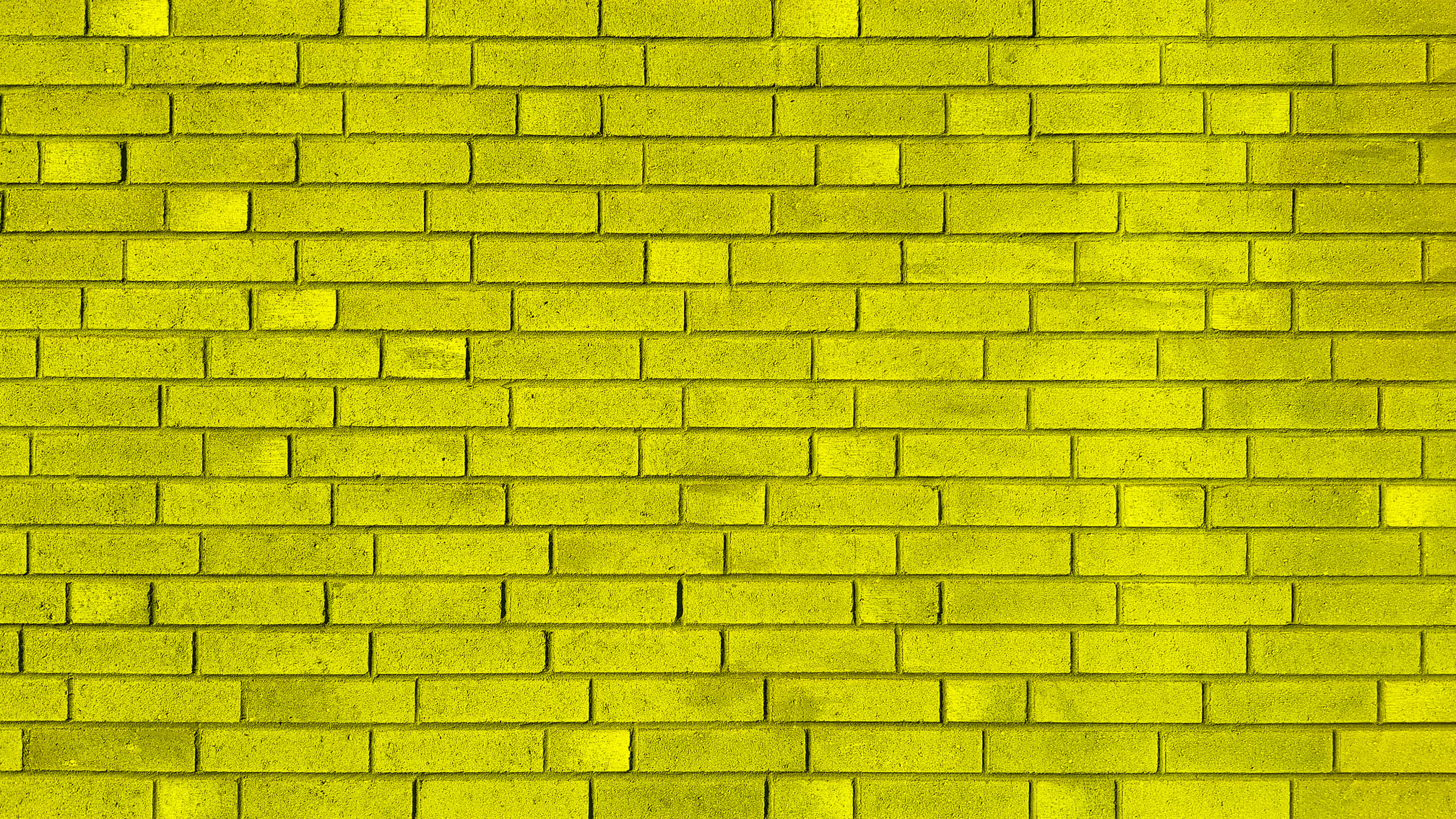 Yellow new brick wall texture background.